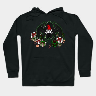 Santa Spider w/ Presents (Green Peppermint 2) Hoodie